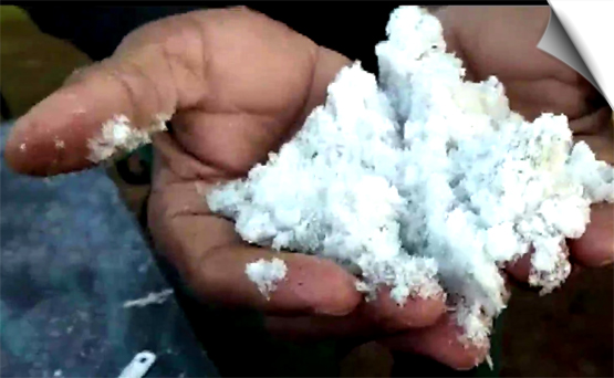 Rajasthan | A layer of ice forms on vehicles and fields in Mount Abu, as temperatures drop here with the onset of winter. People also light bonfires to keep themselves warm.