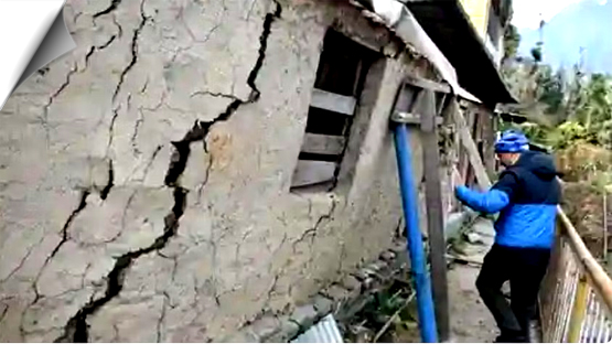 Like Joshimath, Panagarh village of Tharali is also a victim of landslide, leaving their homes and living the life of refugees for months