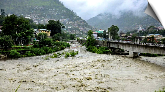 Himachal: Flash Floods Ravage Ganvi, Banti, Kurpan Streams In Shimla And Kullu Districts