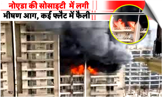 Fire Breaks Out in 12th-Floor Flat of Noida High-Rise, Building Evacuated, India