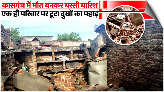 UP | Couple, daughter killed as roof collapses during rain in Kasganj, India