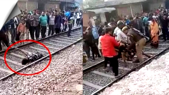 हैवानियत। उप्र पुलिस की क्रूरता, रेलवे ट्रैक पर फेंका सब्जीवाले का तराजू, उठाने गया तो कट गए उसके दोनों पैर
