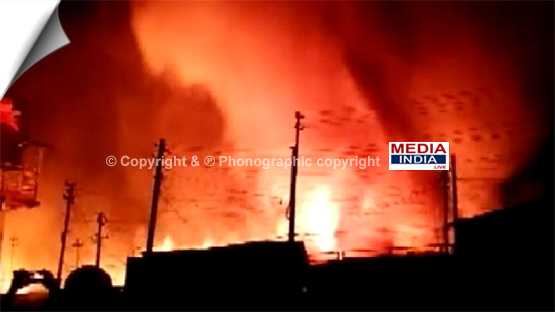 Over 300 shops were destroyed in fire in Chowkbazaar area of Assam's Jorhat