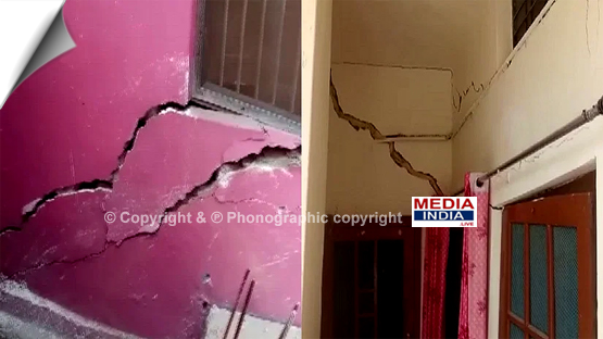 Continuation of devastation continues in Uttarakhand, People forced to leave their homes due to cracks in 38 houses in Karnprayag