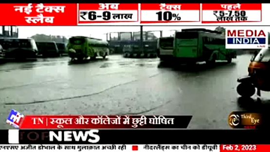 #WATCH_VIDEO | Unseasonal rain in Tamil Nadu forces schools, colleges in Nagapattinam to declare holiday