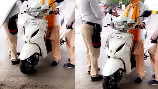 Nagpur traffic cop ‘shot’ taking bribe, suspended after video goes viral