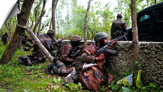 In a joint operation, Army and Police have killed four terrorists in Kala Jungle of Machhal sector in Kupwara