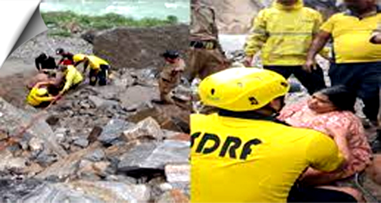 SDRF rescues 40 Kailash Mansarovar Yatris trapped in Pithoragarh landslide