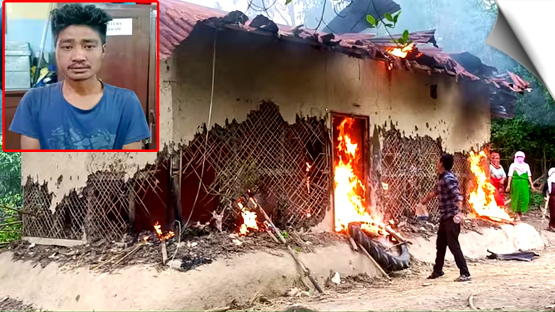 House of man who paraded Manipur women naked set on fire