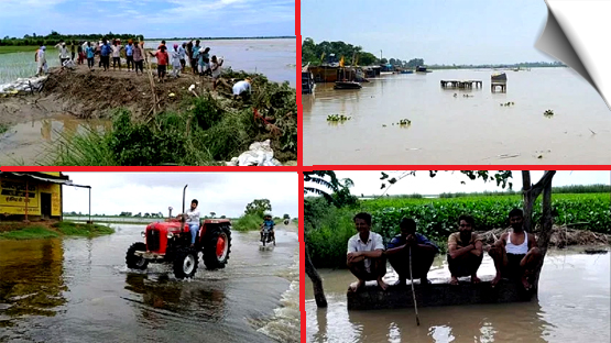 UP, dozens of villages submerged in water in many districts including Meerut