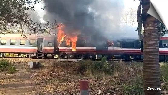 नहीं रुक रहे रेल हादसे, मध्य प्रदेश से गुजरने वाली दो ट्रेनों में लगी आग