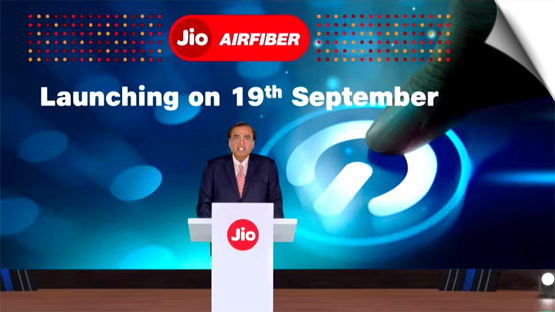 Jio Air Fiber To Be Launched On September 19