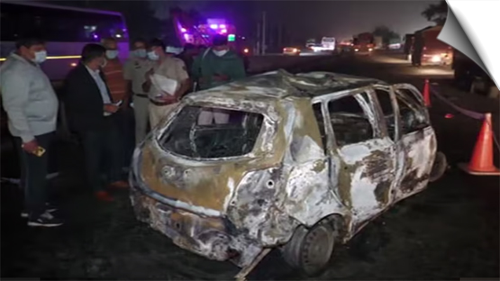 Four killed as oil tanker hits car, pickup van near Gurugram