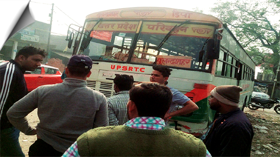 Three killed as bus driver suddenly suffers heart attack and hits motorbikes in Greater Noida