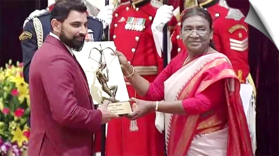 Fans React After Mohammed Shami Receives The Arjuna Award