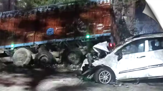 6 Killed, 3 Injured in Car-Truck Collision in UP's Jaunpur