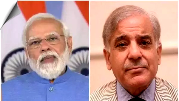 Pakistan's newly-elected PM Shehbaz Sharif thanks Modi for felicitating him on his election