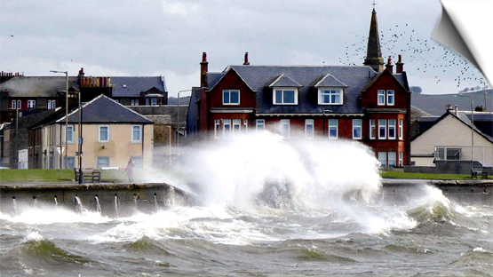 Dozens of flights cancelled as Storm Kathleen hits west of UK